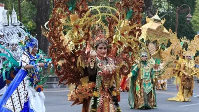 Jalan Slamet Riyadi Solo Ditutup untuk Karnaval HUT ke-80 RI